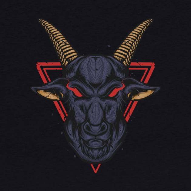 The goat satan by vhiente
